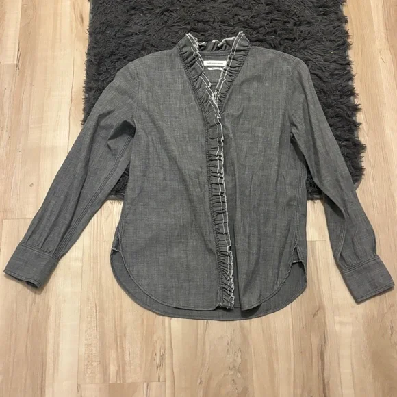 NWOT Isabel Marant Etoile LAWENDY Grey Top - Picture 3 of 8